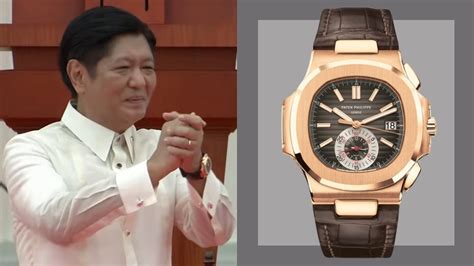 bong bong marcos patek philippe|bongbong marcos nautilus.